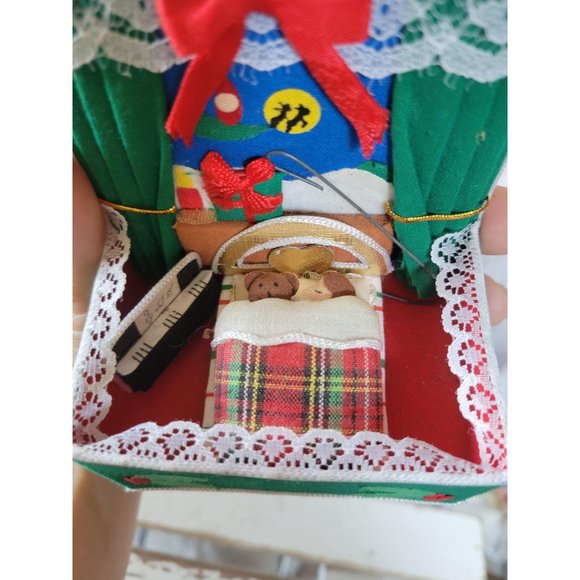 Vintage children sleeping bedroom box ornaments Xm - Picture 5 of 7